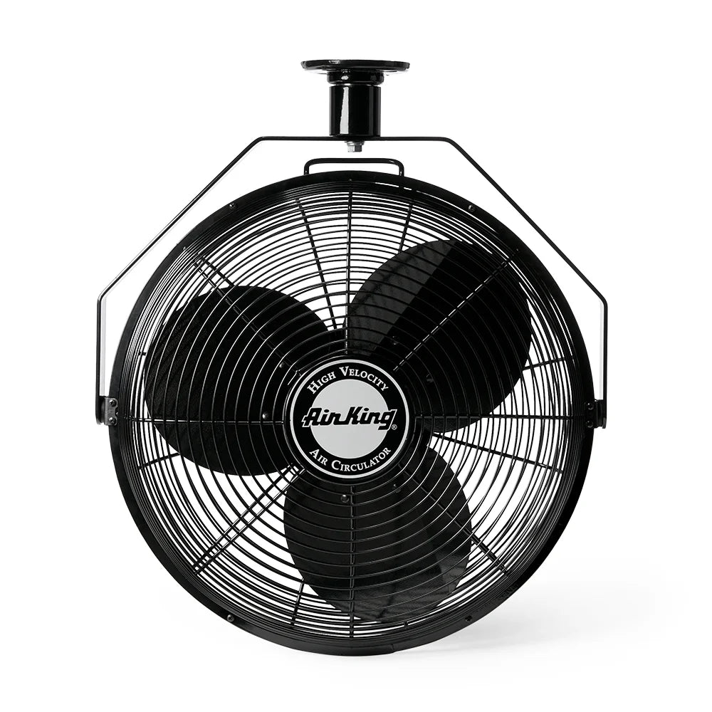 Non-Oscillating Ceiling King Motor Speed HP 18" Fan Mount Air Enclosed 3 1/16