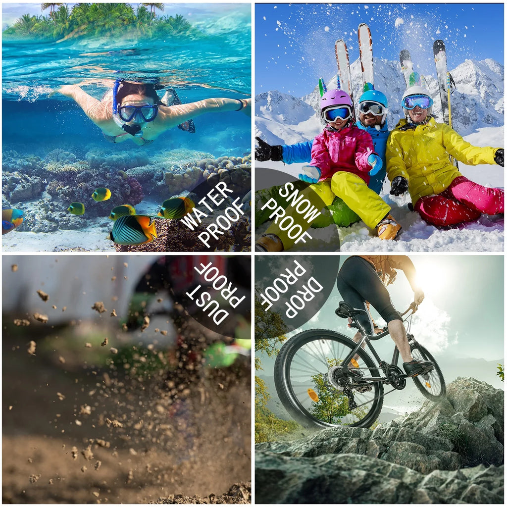 Underwater for 6.7inch,Black Waterproof Proof - Military 15 ELEHOLD for Rugged Plus Screen 15 Magnetic Plus IP68 Protector Duty iPhone Case Built-in Full-Body Drop Shockproof Case, Heavy iPhone