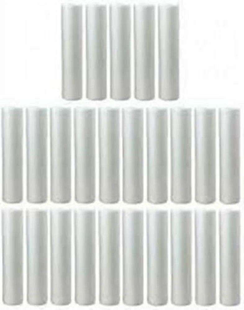 10" House Cartridges 25 Biodiesel 50 x micron Whole Sediment Water Filter 2.5"