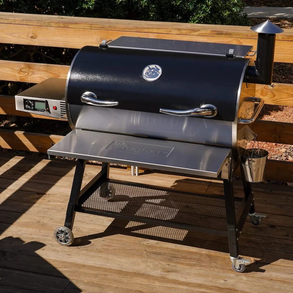 Grill Add Prep Pellet More Space for Front-Folding and Wood Shelf Your To | Work Pellet Grill Dishes