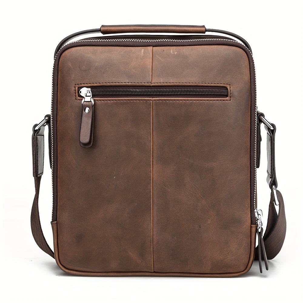 Designer DENIM Men‘s Genuine Casual Vintage Handbags N2333-1ZF MICHROE Shoulder Leather Cowhide Bag Crossbody Messenger Bag