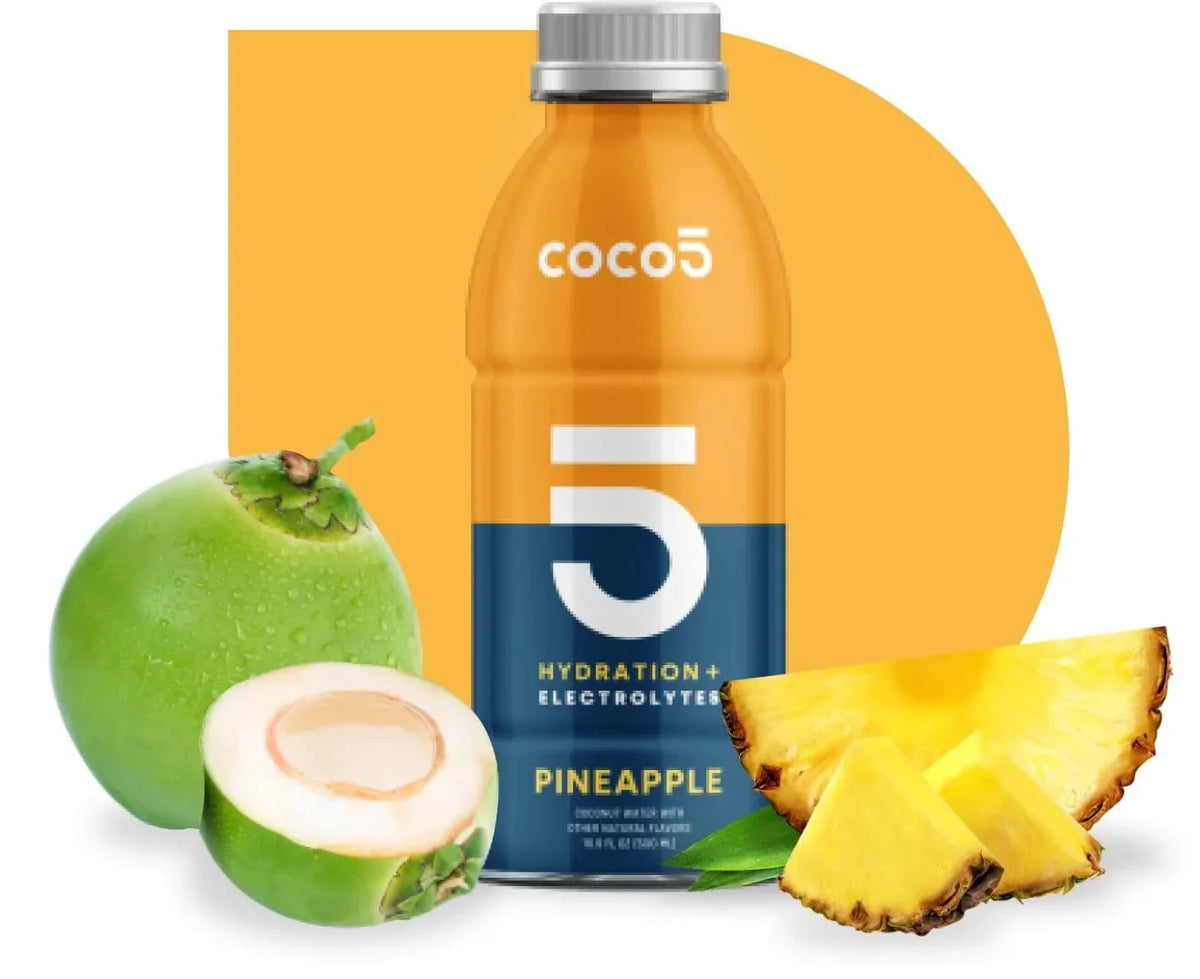 Artificial | | Athletes Nothing Gluten | | Non-GMO Natural Pineapple Developed Free Less Pro Sports 12) Clean for | (Pack 50% by COCO5 | Sugar 16.9 Pro 100% | Hydration OZ - Flavor Trainers