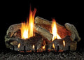 Burner, Logset Glaze 30" NG with Aged Oak Slope VF/V Stacked