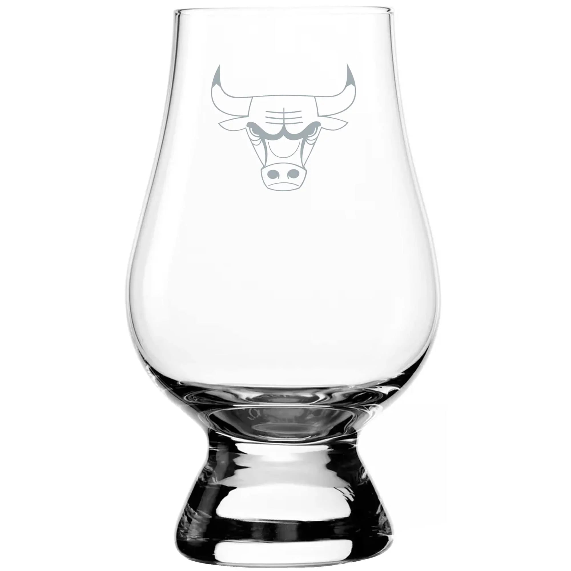 Whiskey Bulls Chicago 6oz. Glass