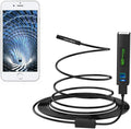 Borescope LED (5 Inspection Endoscope Light HD Camera PC Metes,16.5 for 1200P Ipad iPhone 8 FT) Table Smartphone Camera Wireless Snake WiFi Android Cable Rigid with Pancellent