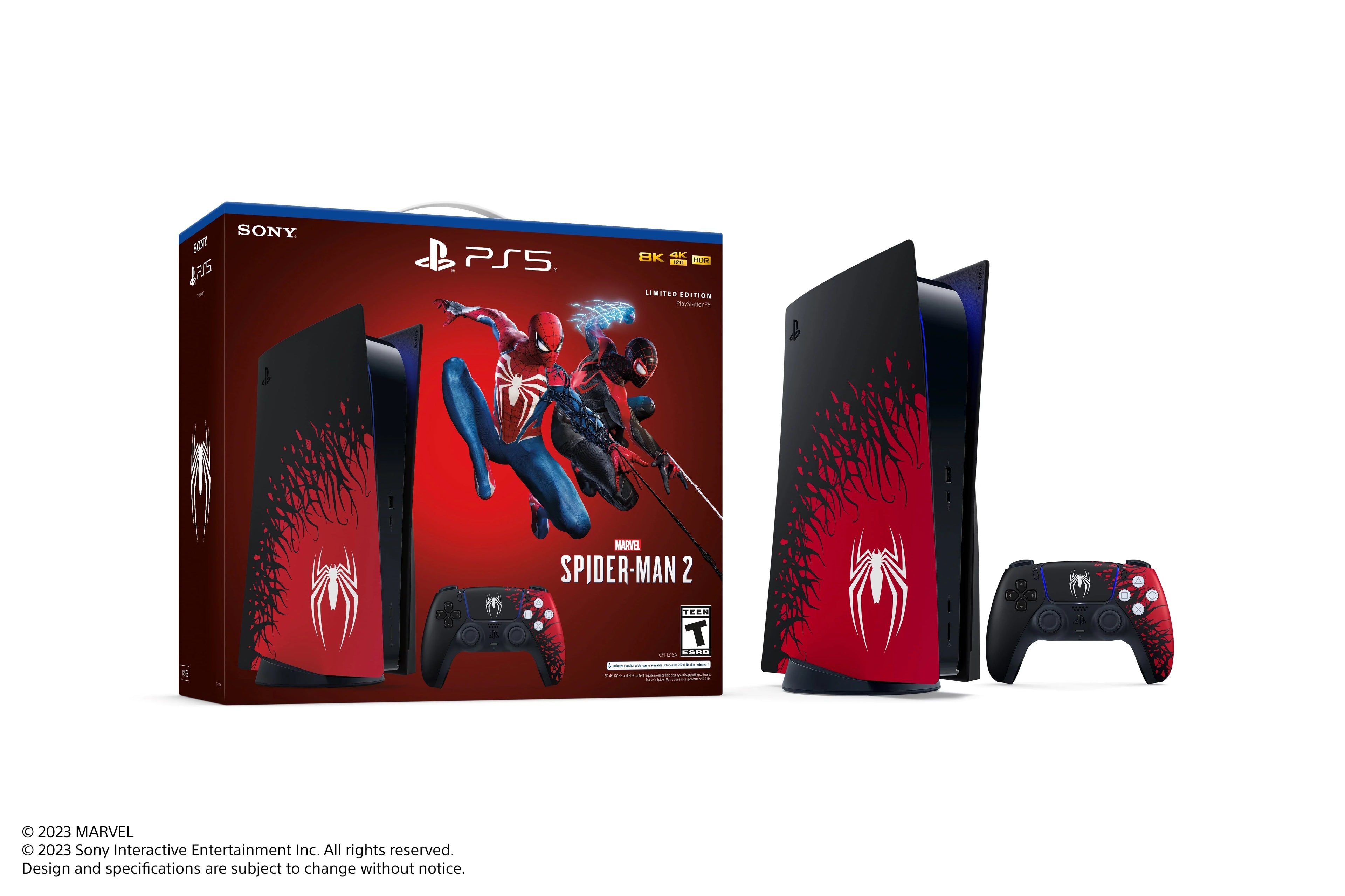 (Disc 2 Newest Limited Edition Version) PlayStation_PS5 Spider-man Console Sony