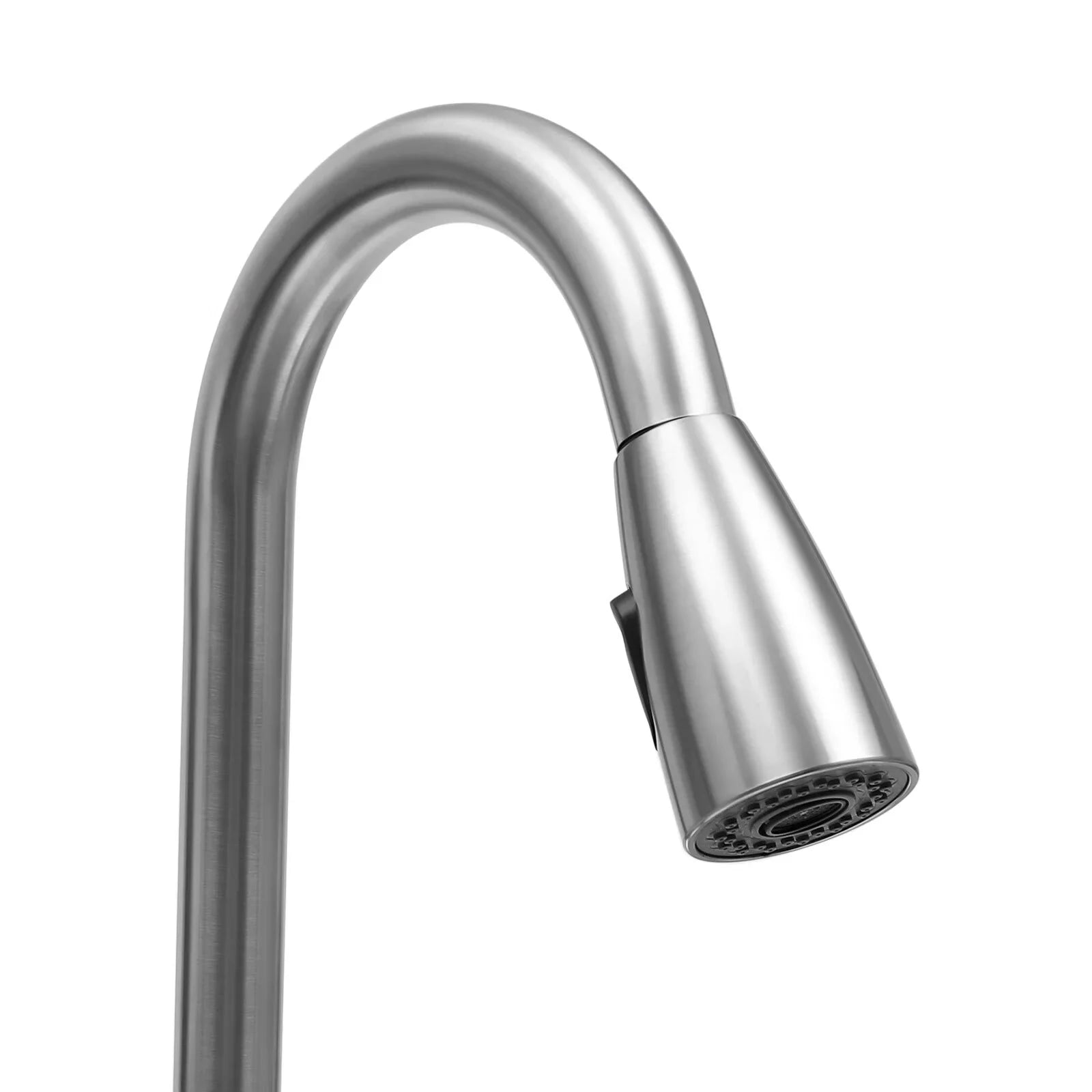 Freestanding Restaurant Washing & w/Catering Stainless Pull-Out Faucet Steel Compartment Kitchen Sink, Table Prep & 1 Basin Sink Utility Commercial Drainpipe Hand Aiqidi 47"