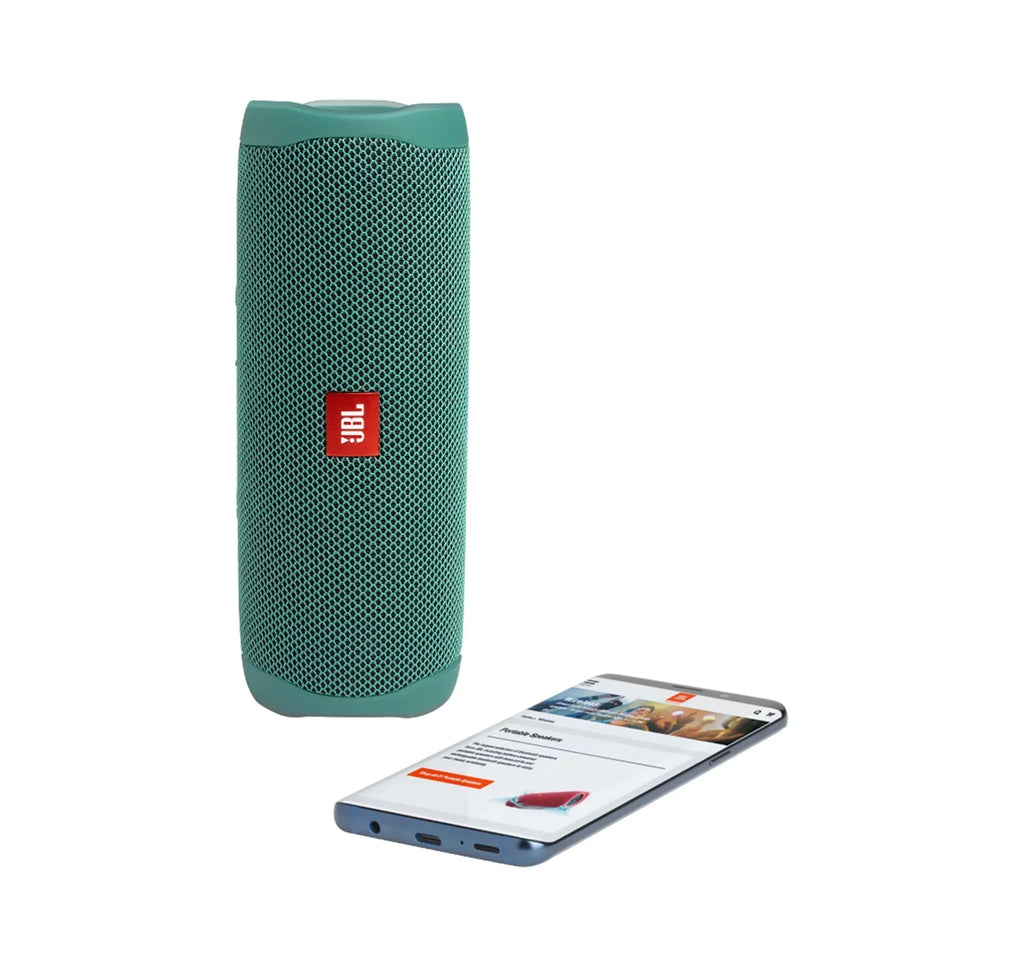 Green Portable Bluetooth Box Flip Open 5 Speaker JBL ECO