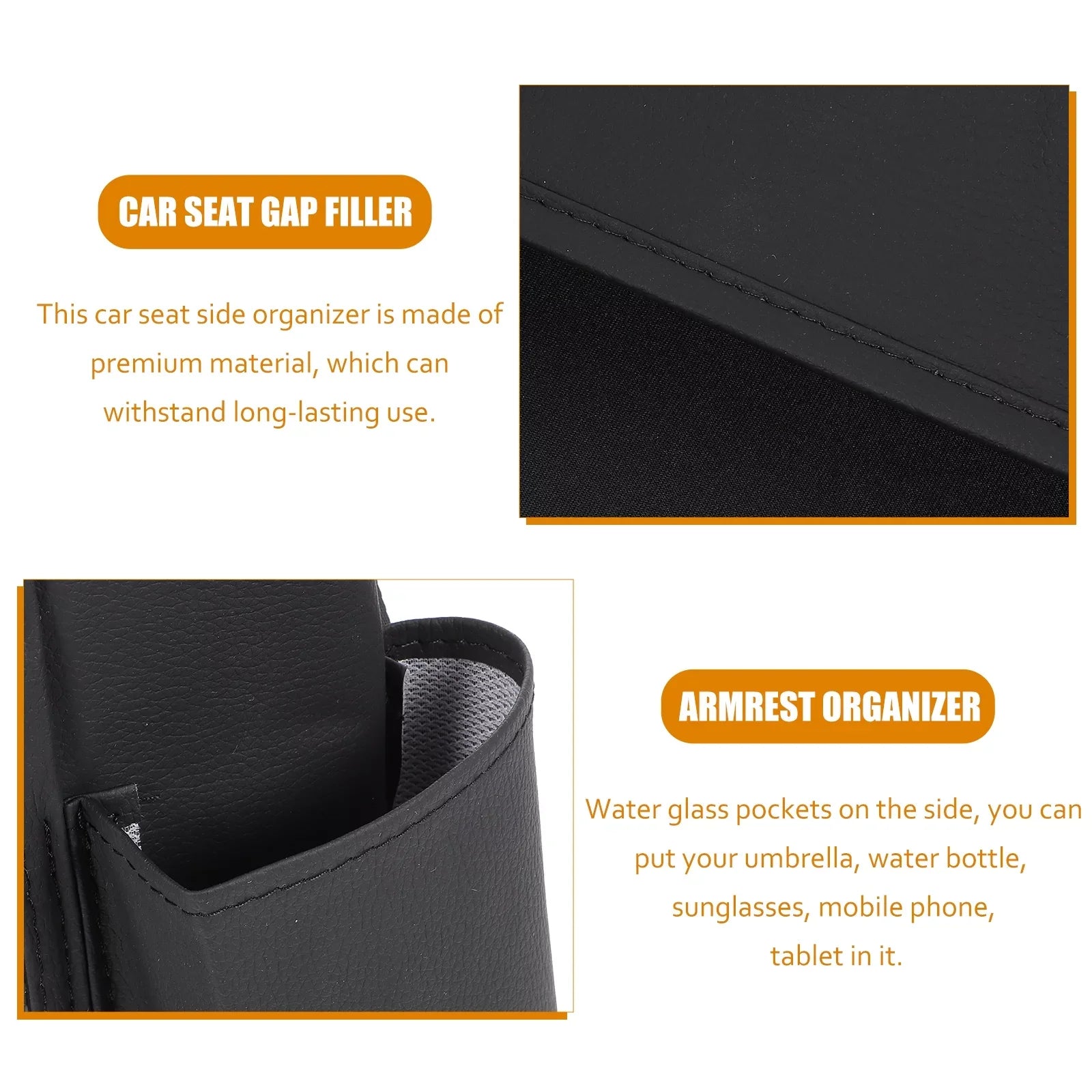 Car Organizer Accessory Organizer Car Seat Side Automotive Organizer Back Seat