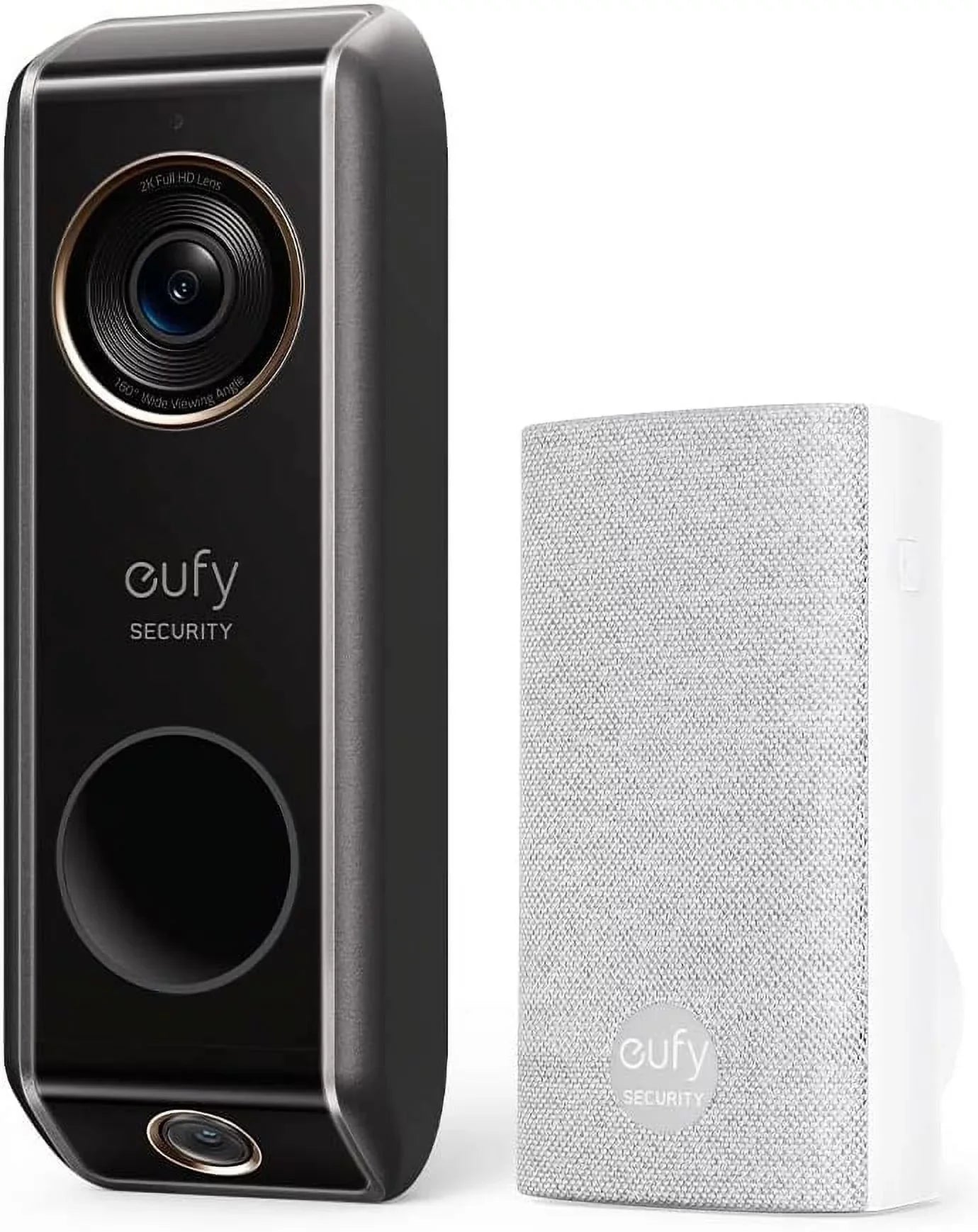 eufy Camera Security Video Chime,2K with ,Delivery Doorbell Anker Dual Guard (Wired)