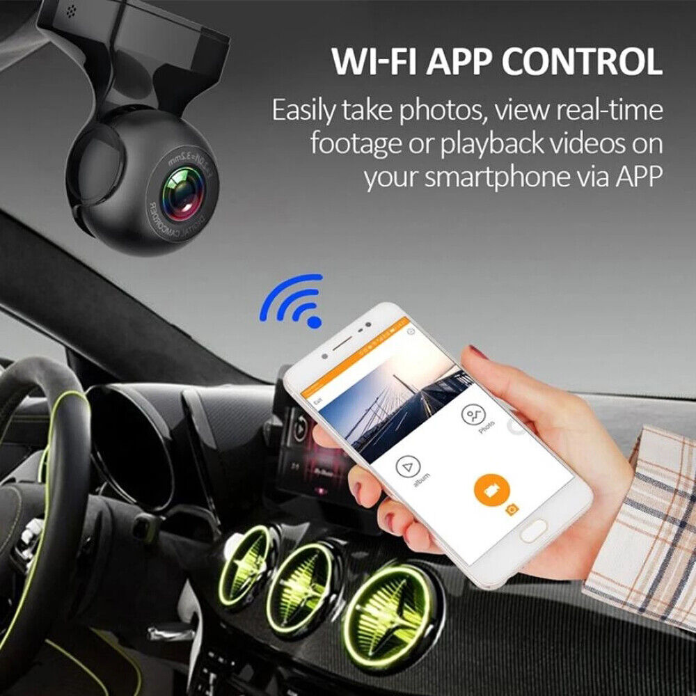 Car Recorder HD - Cam WiFi 170&deg; Dash 1080P Cam Camera