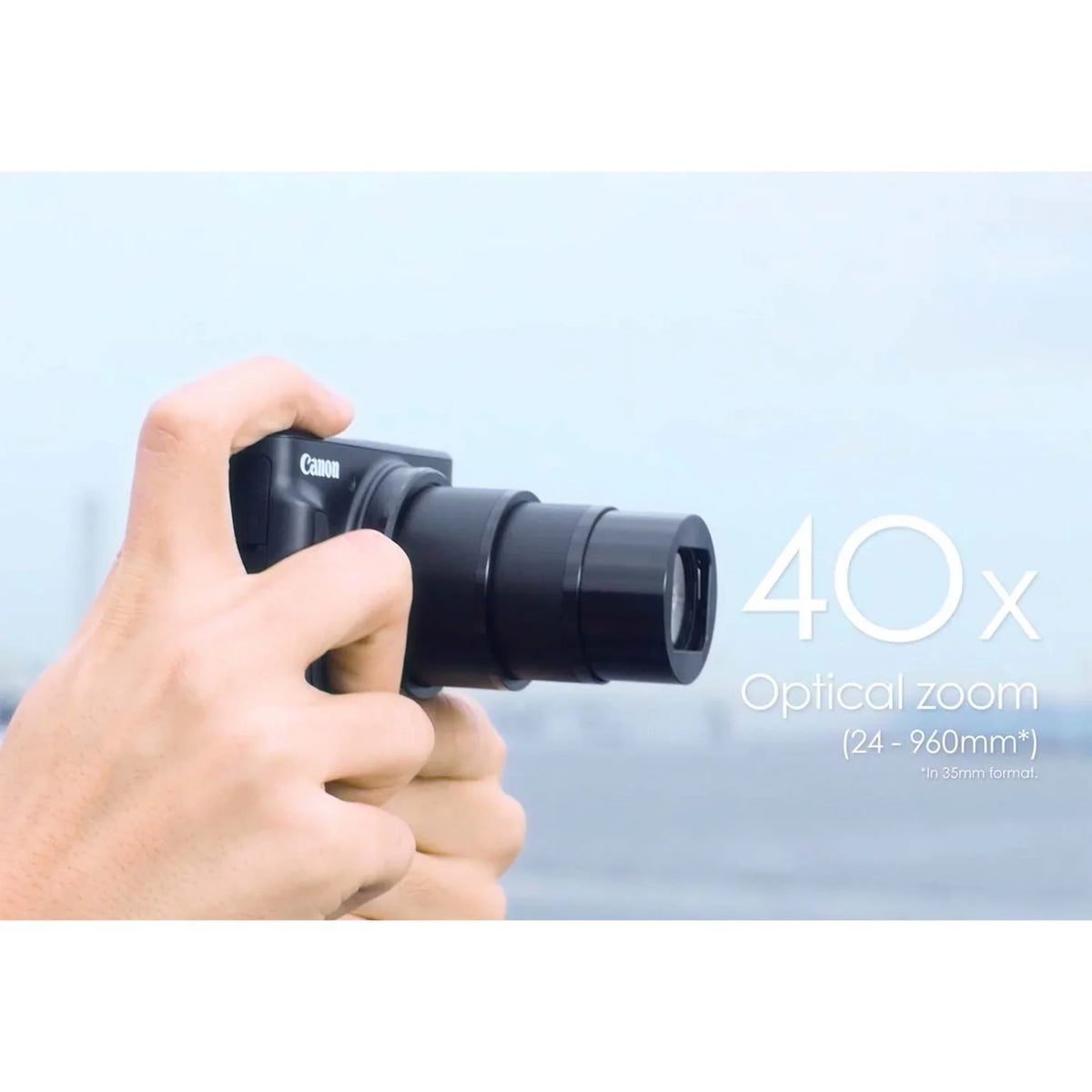 Black 20.3 Compact PowerShot Camera, SX740 HS Megapixel Canon