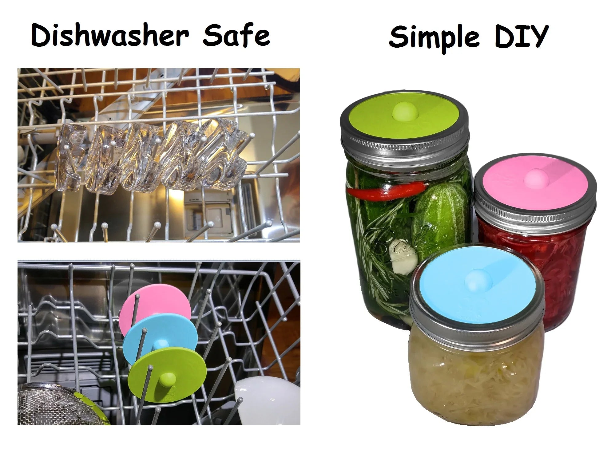 and weights, kimchi, included. airlock pickles, mouth sauerkraut, kit wide 7 making Complete for Glass or for pickling etc fermentation for tamper, recipe kit. sets lids, mason jars Canning jars DIY