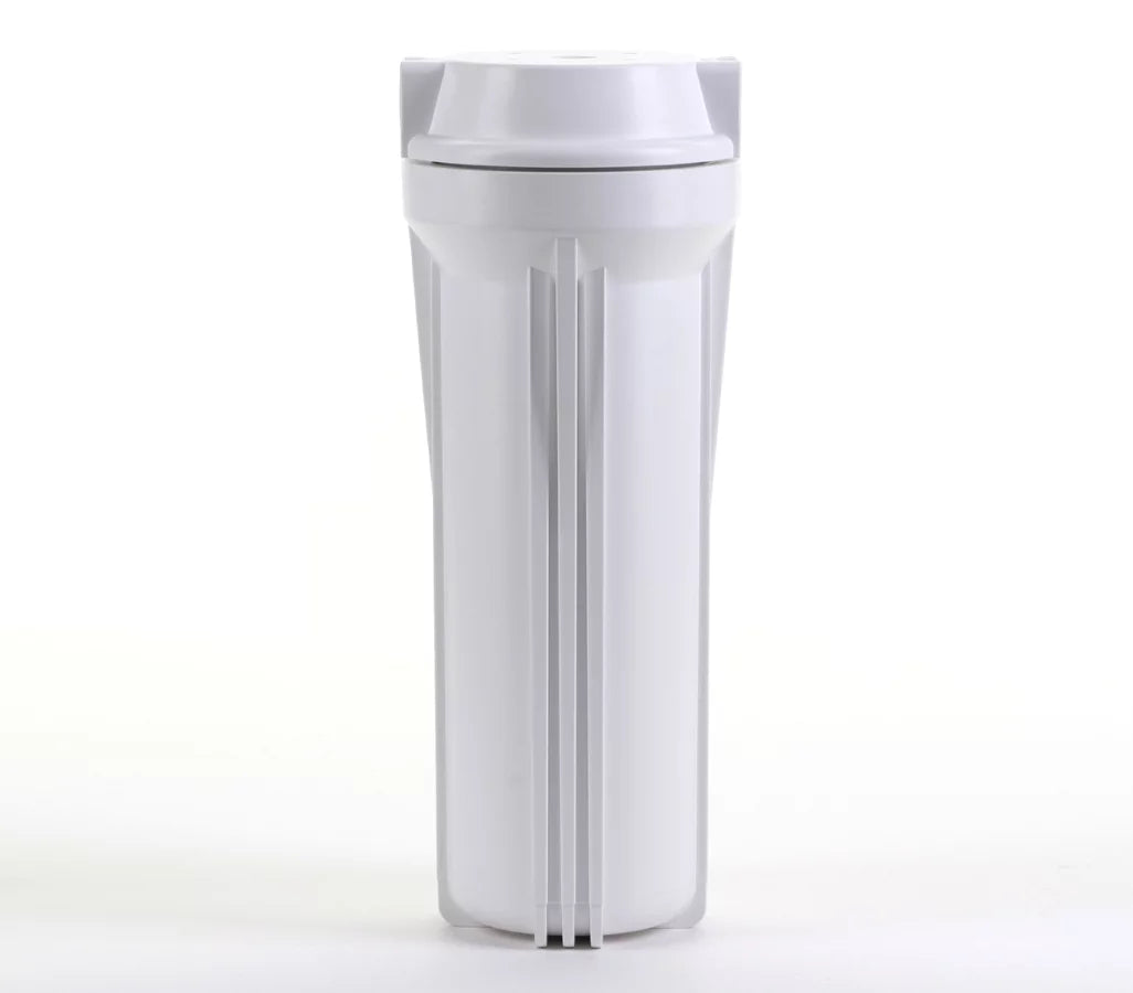 & with For Systems, Flat Ports 10" Housing Filtration White RO White HF2-10WHWH12, 1/2" Hydronix Cap