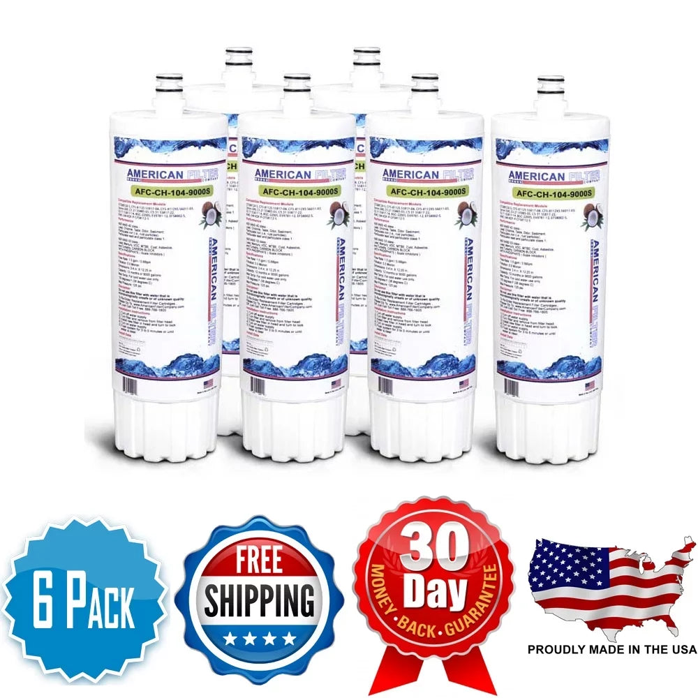 AFC-CH-104-9000S Made AFC , Brand , # SWC900-C - Filters in Pack U.S.A. Model - Water Compatible , 3M® with 6 Cuno®