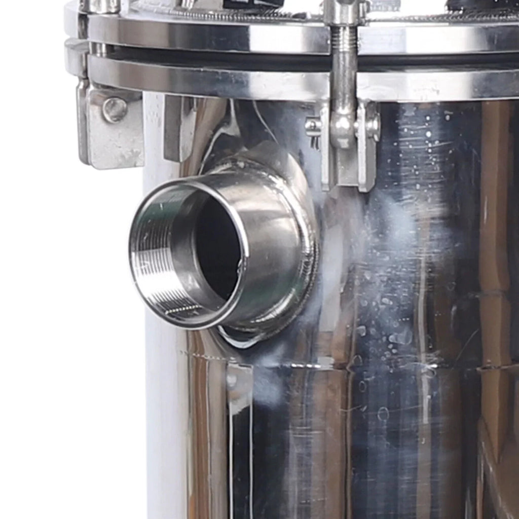 High Steel Pressure Bag 150PSI Stainless In/Out Housing Filter NPT 2in