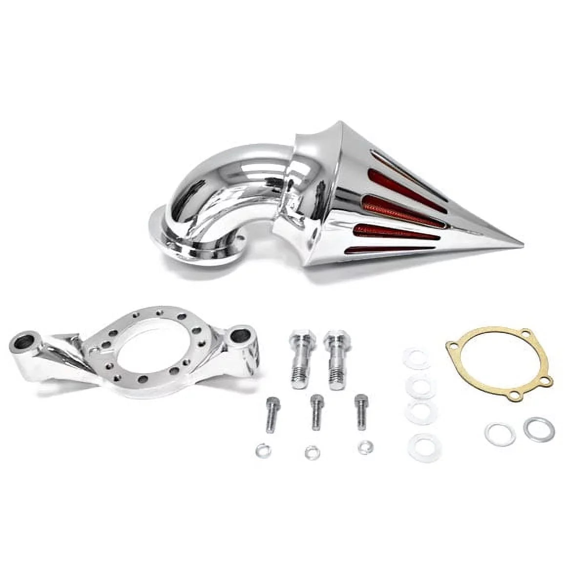 Motorcycle Filter Harley-Davidson Dyna Custom Cleaner Spike Chrome Krator Applications Compatible with Air Intake