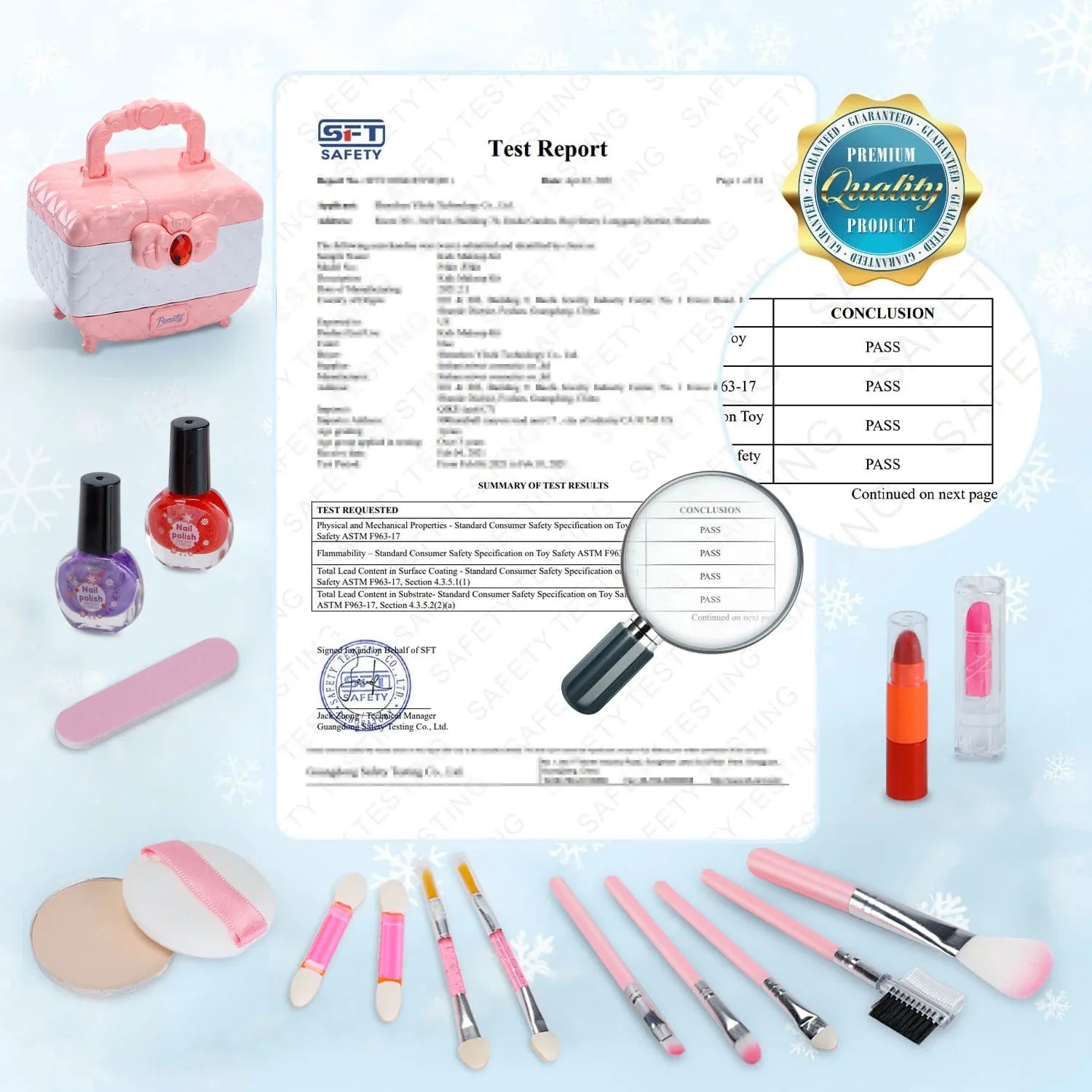 Old Toddler Pcs Girl Christmas 3-12 Kit Frozen Kids Washable Toys for for & Girl Safe Kids Gift Set Set, Real & Little 42 Makeup Year Non-Toxic Birthday Makeup Cosmetic, Girl Makeup (Pink)