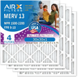 WICKED MERV Filters Pleated FILTERS Filter 4 9 Air 13 by Air Conditioner 30x30x1 AIRX USA HVAC AC - & 1500 FPR Electrostatic MPR Made 30x30x1 2200 Furnace AIR. Pack Filter Premium Comparable to CLEAN