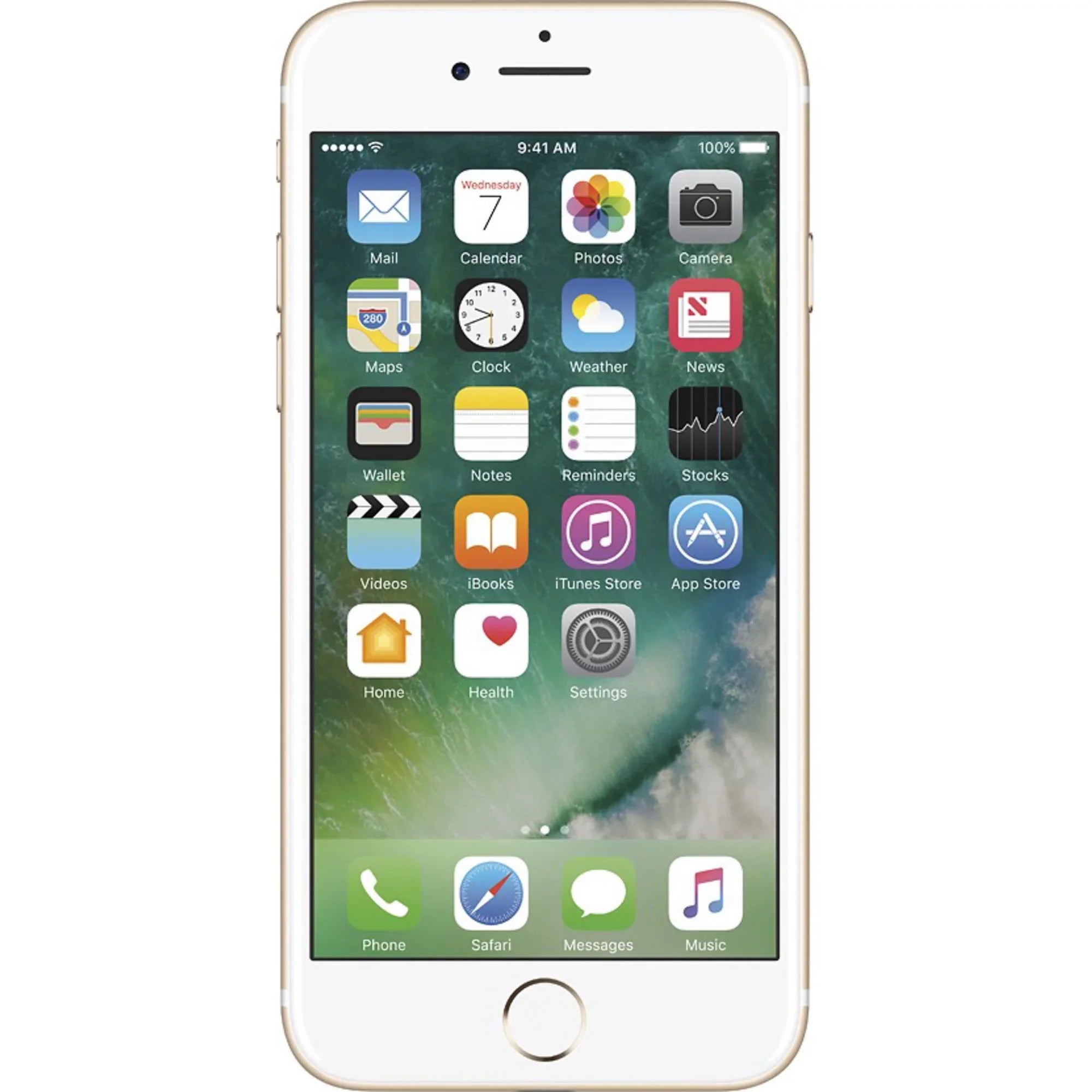 Unlocked Gold - Carrier (Good) Apple Pre-Owned 32GB - iPhone 7
