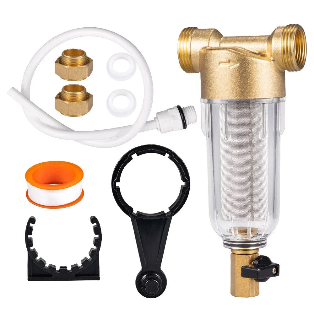 Water Water Pre-Filter Down House Filter 2X 50 System/whole Sediment Spin Micron