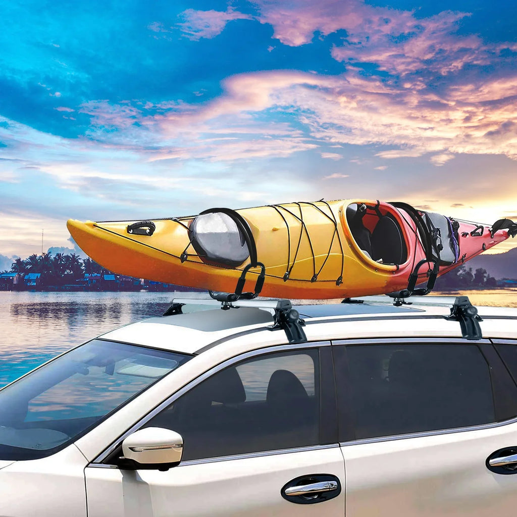 Aluminum iMounTEK Cargo 165LBS with Car for Roof Roof Rack Roof Most Without Car Capacity Rack Carrier Wagon Vehicle Rail Fit Side Crossbars 47.24in
