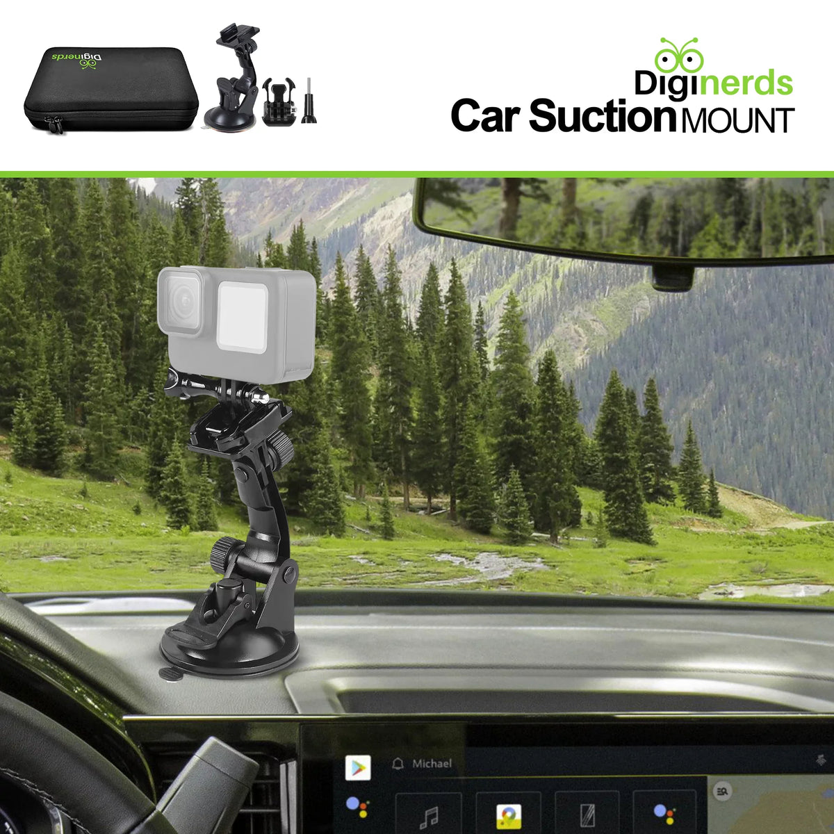GoPro Compatible Accessory Hero10/9/8/7/6/5/4, and AKASO, in Camera DJI with Max, Action, more Kit Osmo GoPro Action Fusion, 50 Insta360, GoPro 1 DiGiNerds