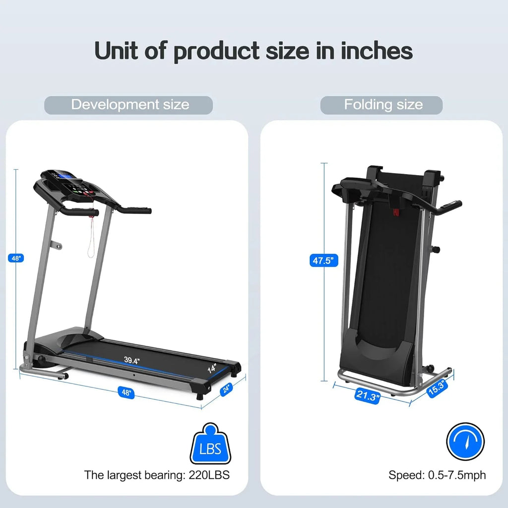 Holder Home for and Safety Lock, Programs, Home/Gym/Small Cup with with jx Apartment, Preset LB Foldable or Treadmill LED Adjustable je Capacity Yone Monitor 15 and 250 Treadmill,