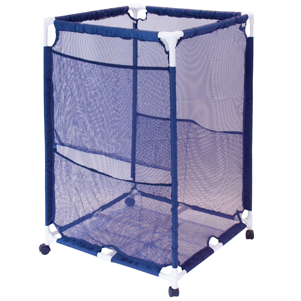 PBFT-1513 W H) Rolling Equipment PB-M200, (25.4" Medium, Pool Pool Bins Style - Organizer 25.4" X Storage Mesh x Pool Bin, 40" L Blue,
