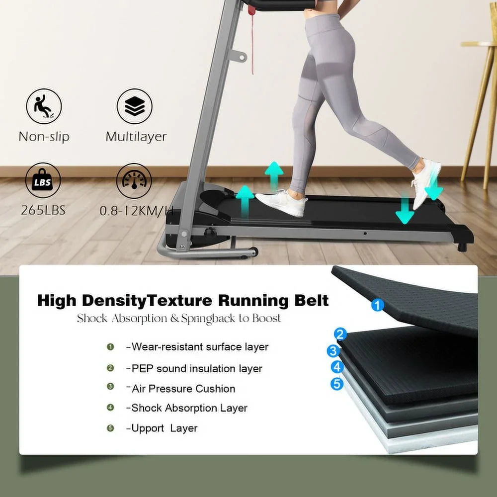 Holder Home for and Safety Lock, Programs, Home/Gym/Small Cup with with jx Apartment, Preset LB Foldable or Treadmill LED Adjustable je Capacity Yone Monitor 15 and 250 Treadmill,