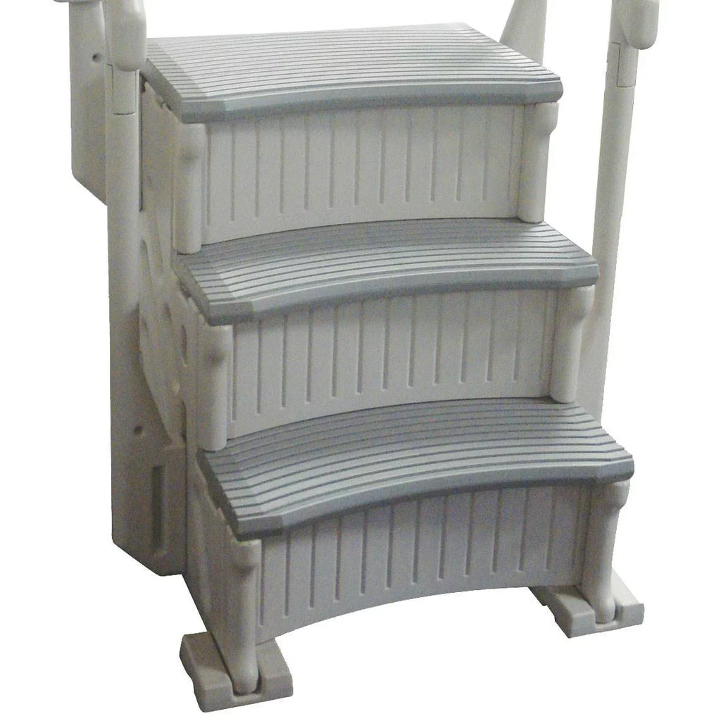 Grand Entry Steps Swimming Pool CCXIG Stairs Inground Gray Pack) (2 Confer