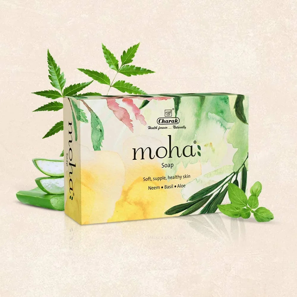 Gel, Moha With & 100 Pamer Face Bathing Of Soap, Vera Soap X Body Gram Goodness 3 & Herbal Aloe Unisex Product Soap, Basil Neem,