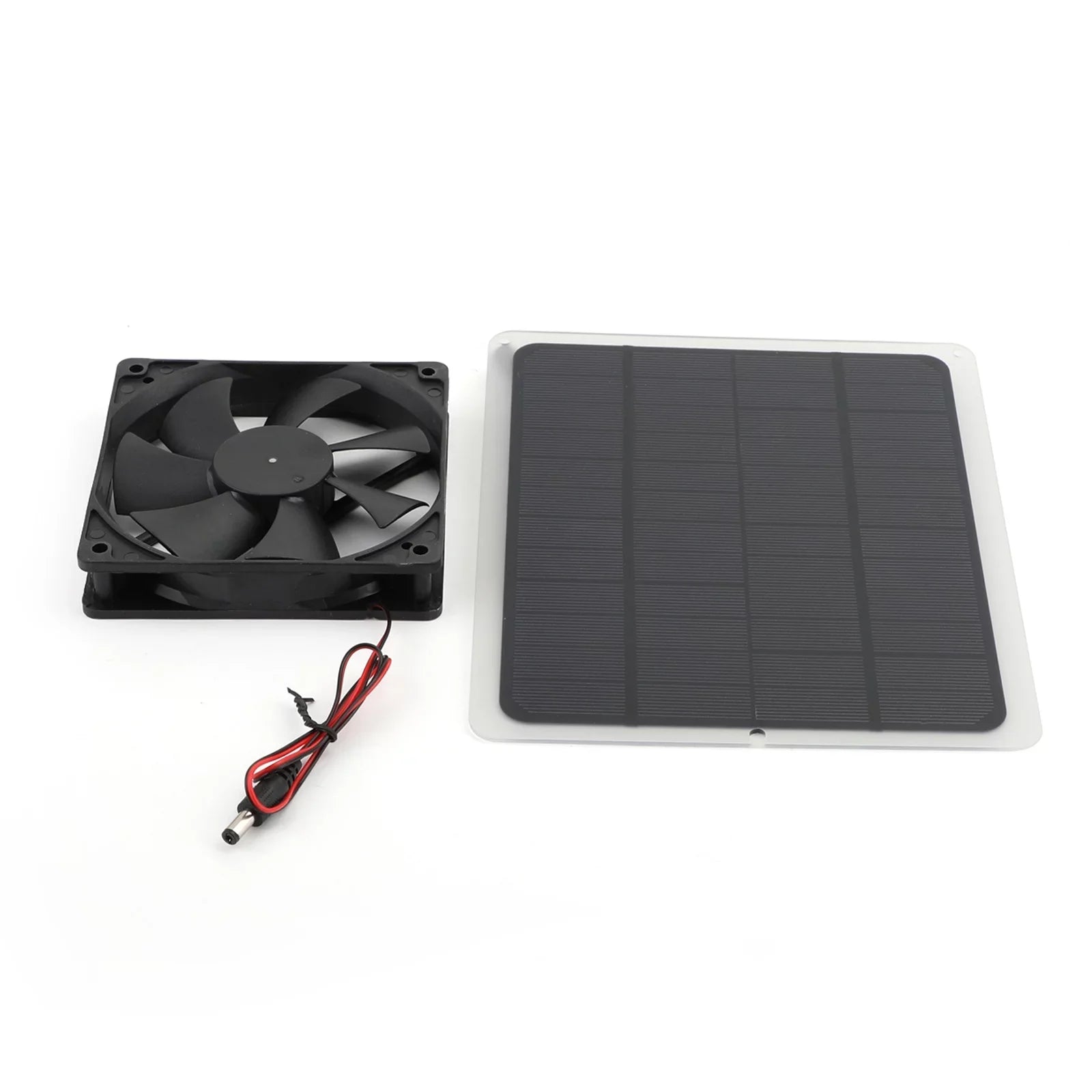 Kit, Chicken 10w Houses Panel For Ventilator Portable Fan Mini Solar Powered Fan Greenhouse Pet House Outdoor 12V Camping Ventilation Cooling Kit, Solar TOPTENG