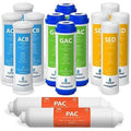 Filters, 2 System Filters Water ACB, Filters, Osmosis Set Year PAC GAC, Filter Carbon Reverse 10 14 Filters Sediment Inch Size SED Replacement