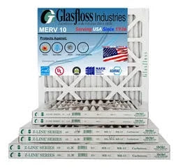 '-Qty:12 inch) Glasfloss 10 in 29.5x7/8 (Actual 13.5 - Air 14x30x1 - Made Size: USA MERV - Filter Furnace x