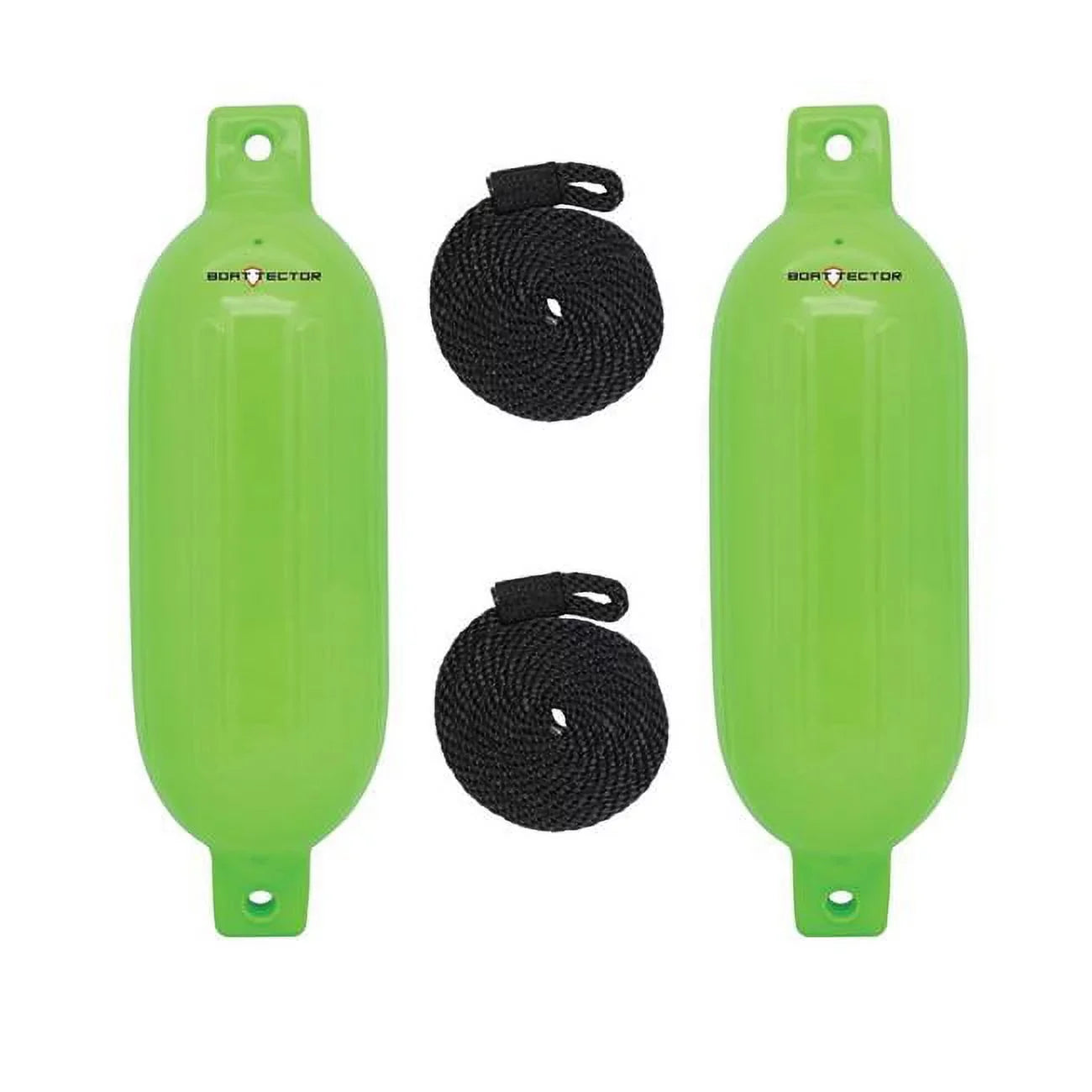 '- 2 Yellow Max Pack of Value Fender Extreme Inflatable BoatTector Neon