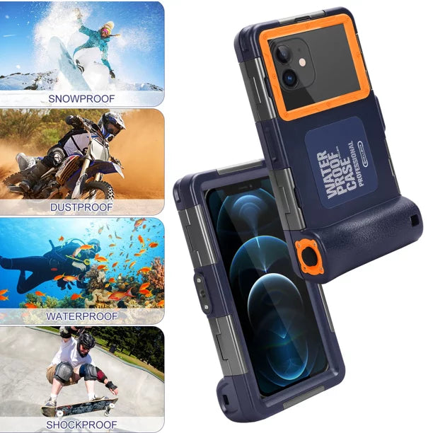to all UrbanX 6.9 LCD Underwater [15m/50ft] Waterproof Inch Photo LG Lanyard Video Q31 Phones Up Housing Protective And with Surfing Case for Diving Swimming Snorkeling Professional