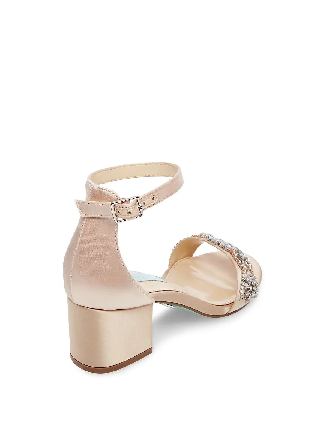 Champagne, 7.5 Johnson Betsey Sb-Mel Size Women's Sandal, Heeled