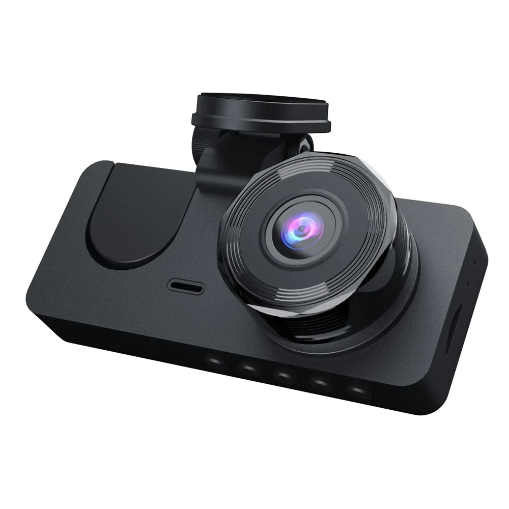 Inside Shinysix Support & One-Key Inch Lock Camera 1080P Recording Motion Rear 2 Detection Dash DVR Driving Screen Camera Dashcam & Front Loop Night-Vision Recorder