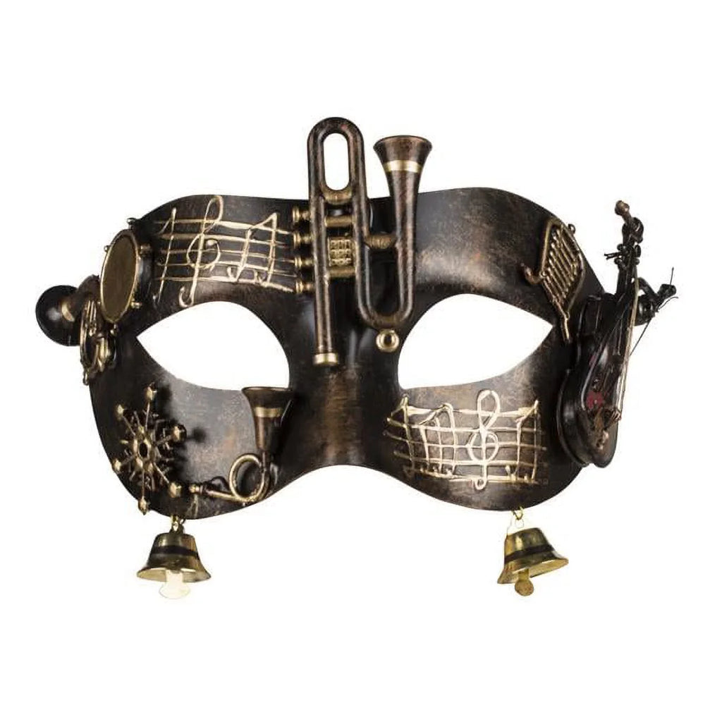 Fashion 63292 Steampunk Musical Copper with Notes, Mask Western