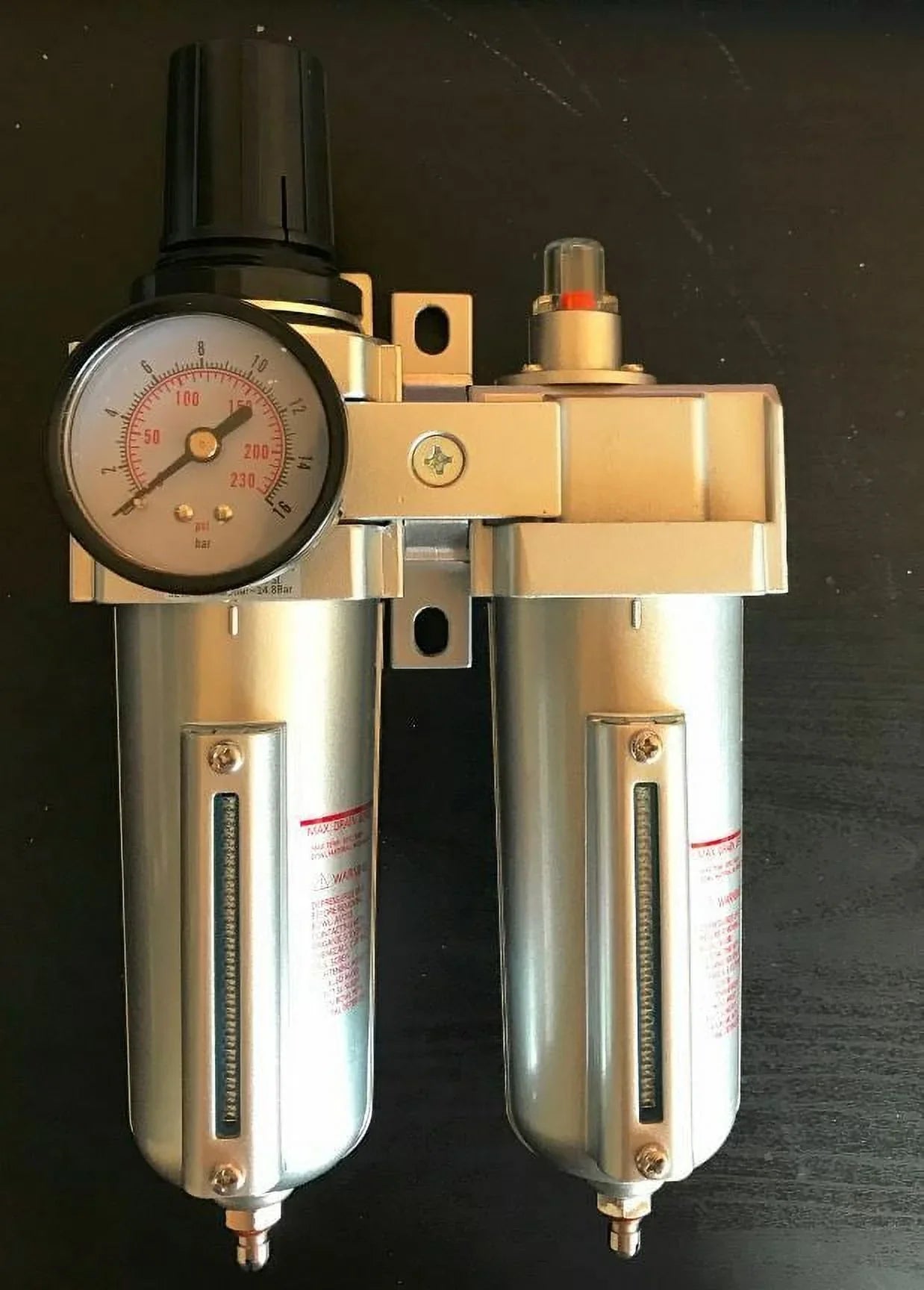 & AIR REGULATOR DUTY HEAVY COALESCING COMPRESSED 1/2" PARTICULATE FILTER COMBO