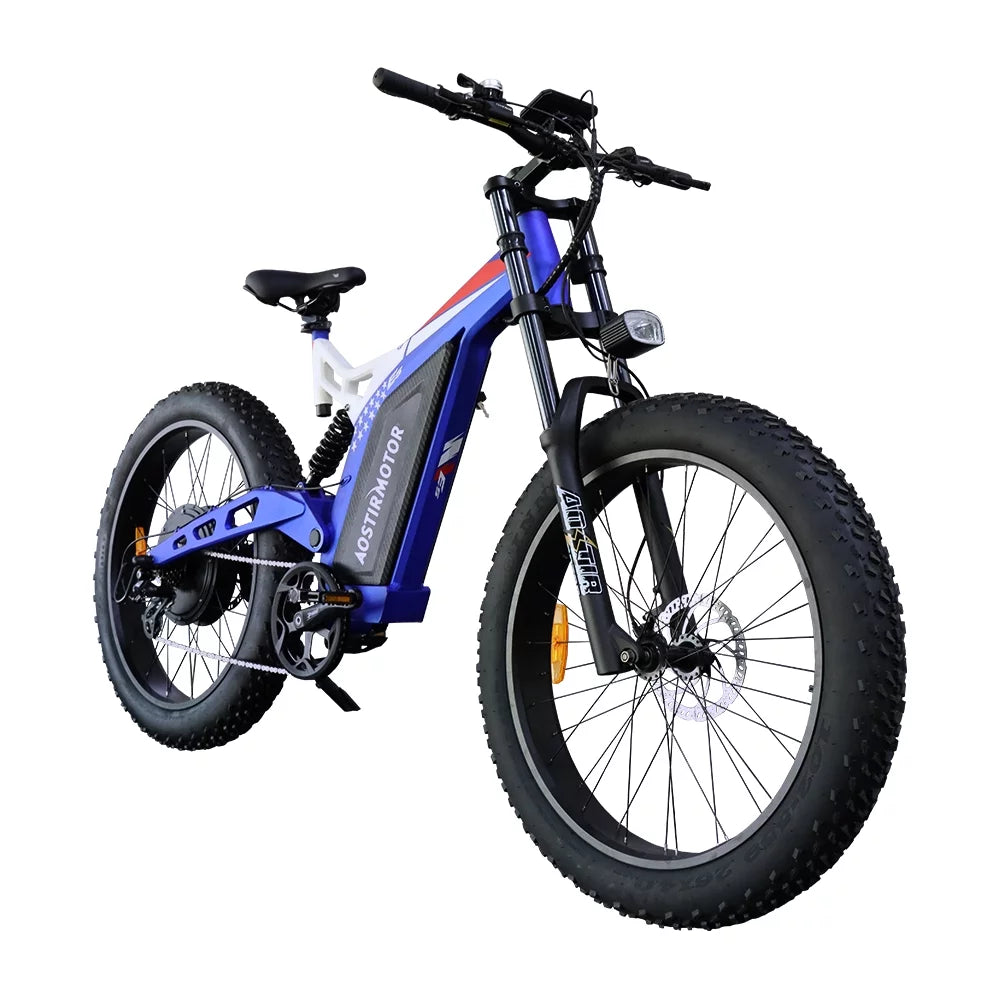 Lithium P7 48V Removable Adults Fat Bike S17-1500W 26" 20AH 1500W Battery for Tire AOSTIRMOTOR Electric