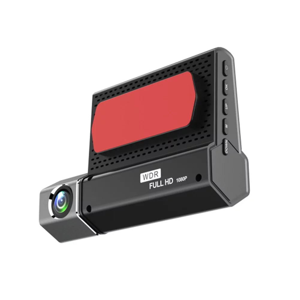 Video Front And Dual Cam Inside And Dash DVR Recorder Lens Car Camera Rear
