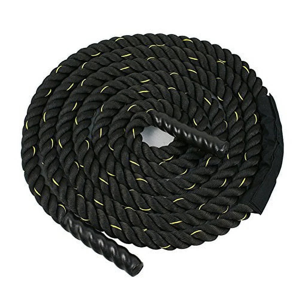 Equipment Exercise Strength ZENSTYLE Training Dacron Rope, 50ft Diameter Fitness Rope Poly 1.5" Battle Workout