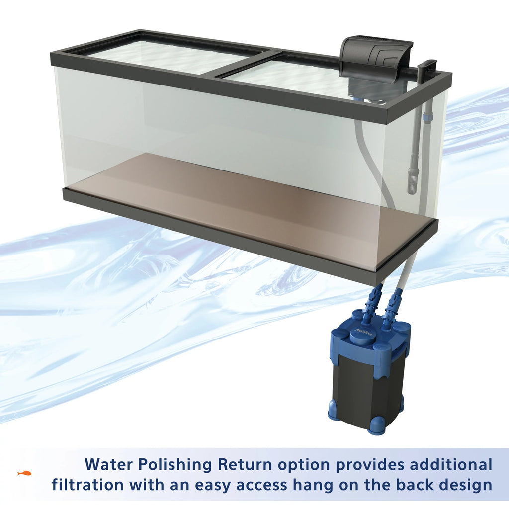 75 Canister Aquarium Up Gallons QuietFlow Filter to Aqueon