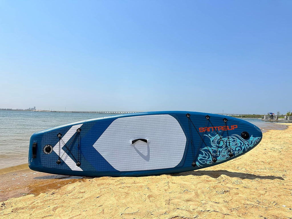 Stand SUP Paddle Max x6 & Up Accessories, Deck, Surfing, 330lbs Board for & Stance, Adults, Non-Slip for 11'x33 Inflatable with Youth Fishing Premium Wide