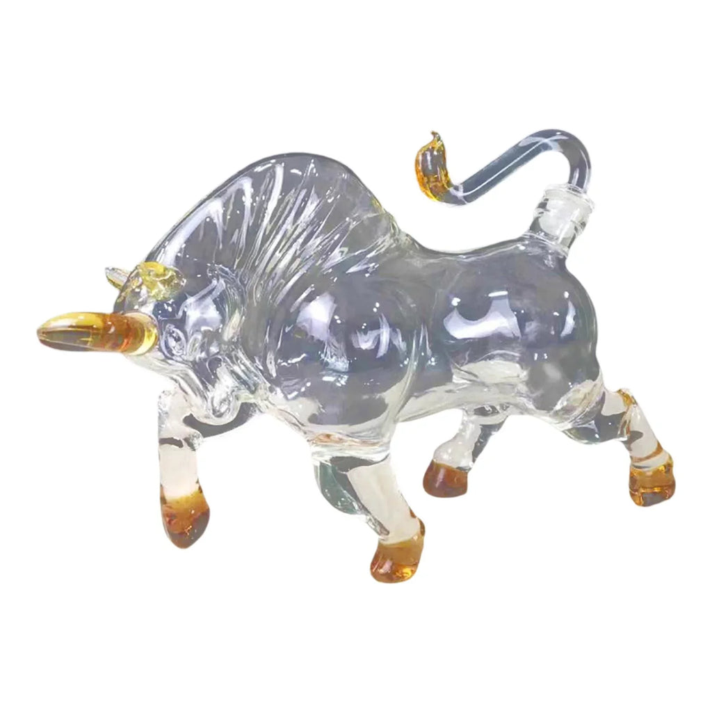 Brandy Glass Decanter Style 1500ml Shaped for Vodka Bull Novelty