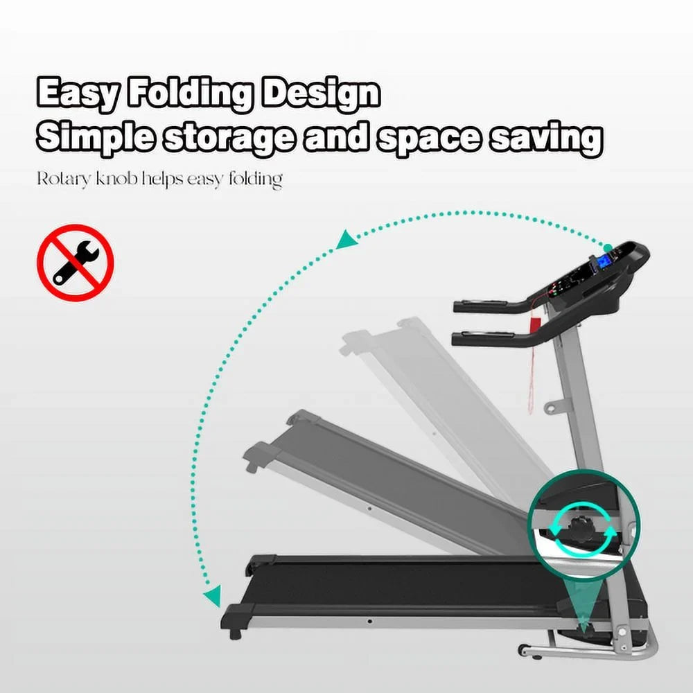 Holder Home for and Safety Lock, Programs, Home/Gym/Small Cup with with jx Apartment, Preset LB Foldable or Treadmill LED Adjustable je Capacity Yone Monitor 15 and 250 Treadmill,