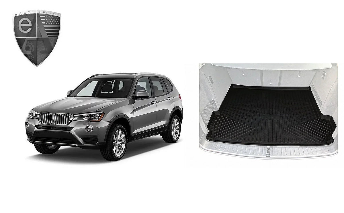 Non-Slip Rubber Liner – for Pre-Cut – X3 Install Design – Weather-Resistant Trunk for Easy Cars Car Raised Trunk – Trunk – Mats Laser EA Lip 2011-2017 Cargo BMW Mat Mat with EACCESSORIES to