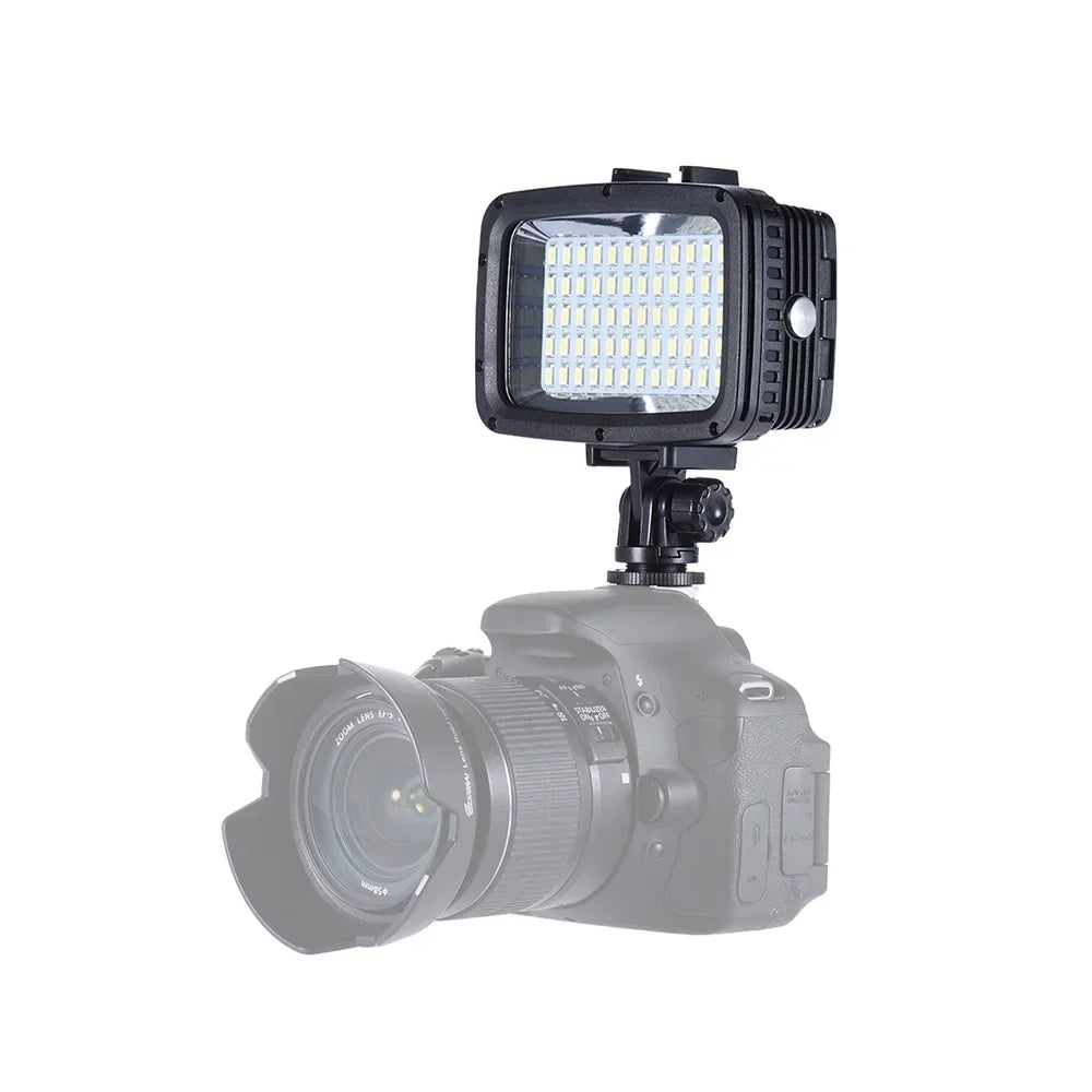 1800LM 5500K Yi Andoer SJCAM for Studio Bright Action DSLR & + Fill-in Shoe 3 w/ Filte for Photo 60pcs Hot 40m Mount Cam * 3 Underwater Video Modes Waterproof 10 Diving GoPro Ultra Hero